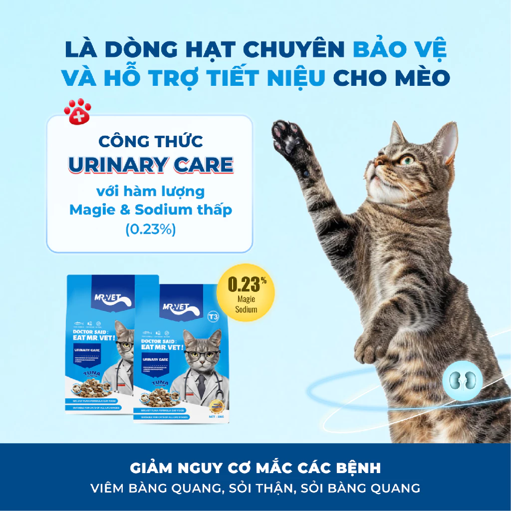 Hạt Thức Ăn Cho Mèo MRVET Toàn Diện T3 - Ảnh 2