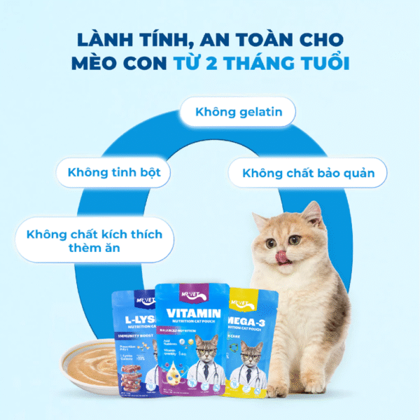 Pate Cho Mèo MRVET Thức Ăn Ướt Điều Hòa Tiêu Hóa - Ảnh 3
