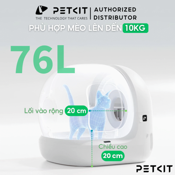 [2025] Máy Dọn Phân Mèo Petkit Pura Max Tự Động - Ảnh 8