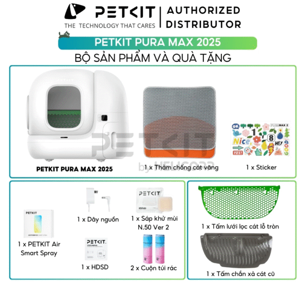 [2025] Máy Dọn Phân Mèo Petkit Pura Max Tự Động - Ảnh 9