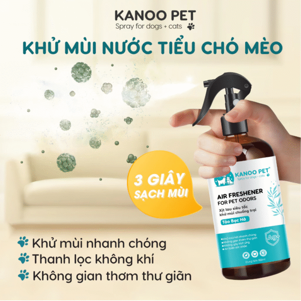 Xịt Khử Mùi Thú Cưng - Loại Bỏ Mùi Hôi 500ml - Ảnh 2