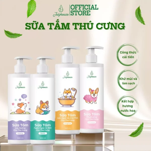 sữa tắm thú cưng